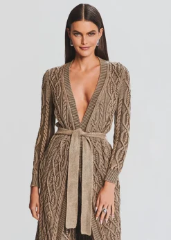 Cheap Adaline Cable Knit Cardigan Jackets