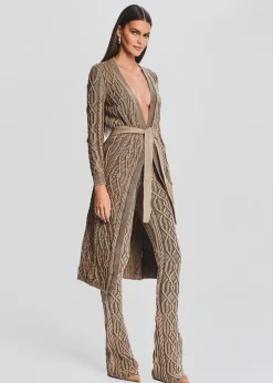 Cheap Adaline Cable Knit Cardigan Jackets