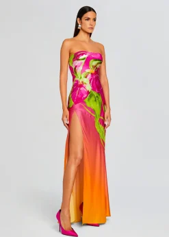 Best Sale Aiyanna Silk Dress Tropical Hues
