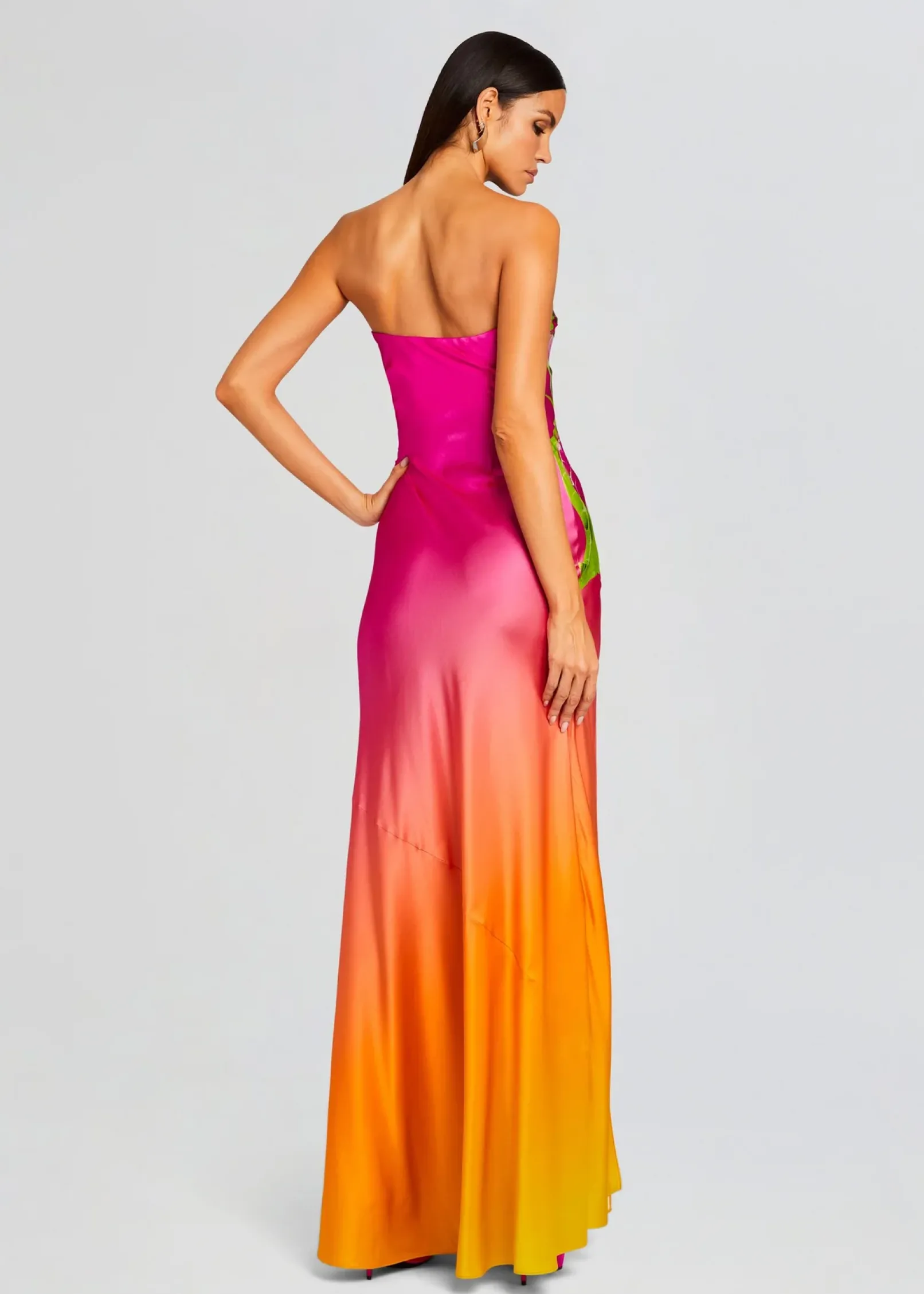 Best Sale Aiyanna Silk Dress Tropical Hues