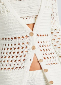 Flash Sale Alaia Knit Crochet Cardigan Spring Knits