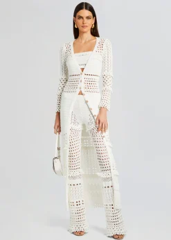 Fashion Alaia Knit Crochet Cardigan RETROFÊTE