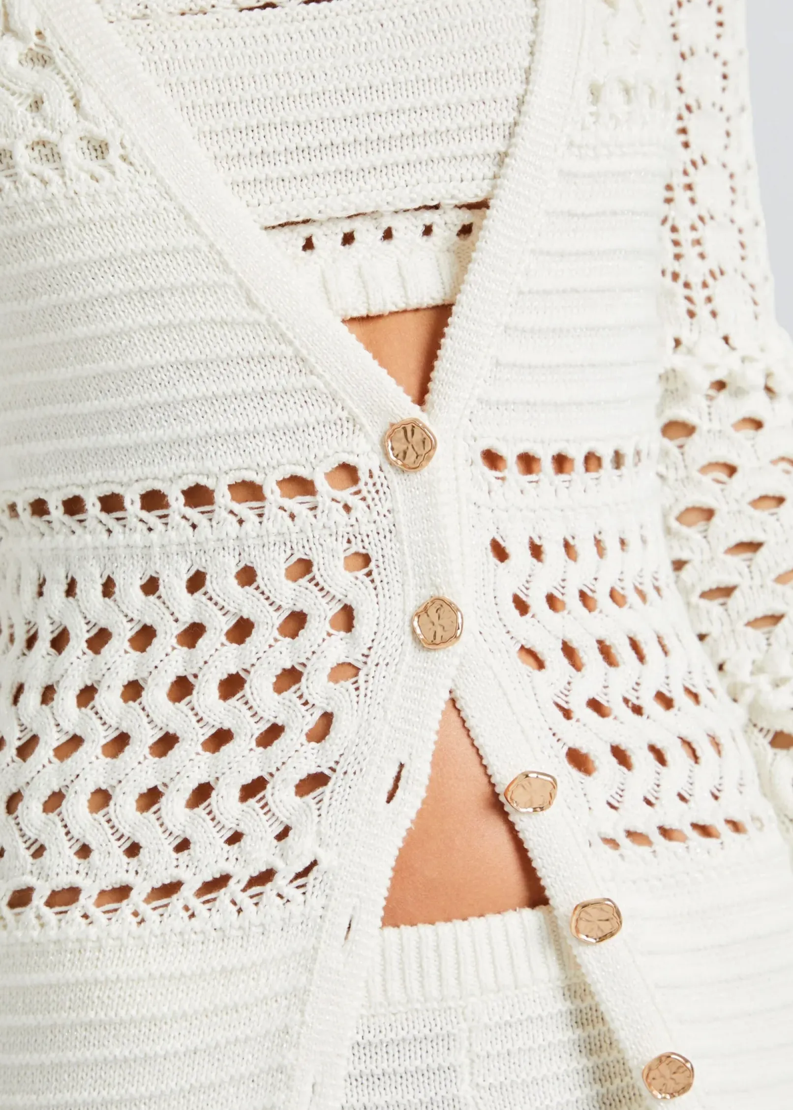 Outlet Alaia Knit Crochet Cardigan Honeymoon Looks