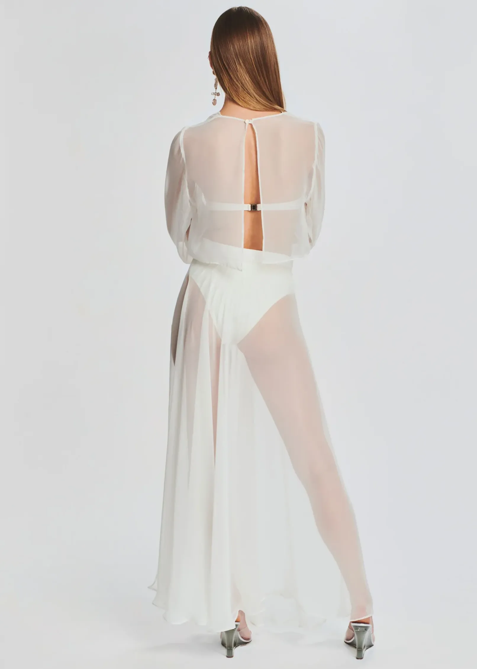 Cheap Alaia Long Slit Skirt Honeymoon Looks