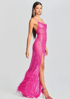 Clearance Alessandra Embellished Dress Maxi