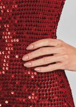 Outlet Alexa Sequin Crochet Dress RETROFÊTE