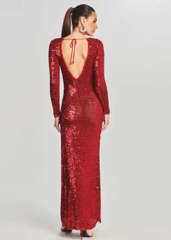 Outlet Alexa Sequin Crochet Dress RETROFÊTE