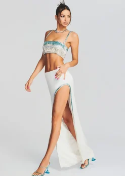 Cheap Aline Skirt Subtle Shimmer