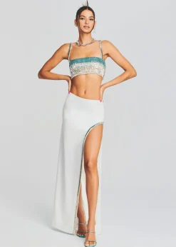Cheap Aline Skirt Subtle Shimmer