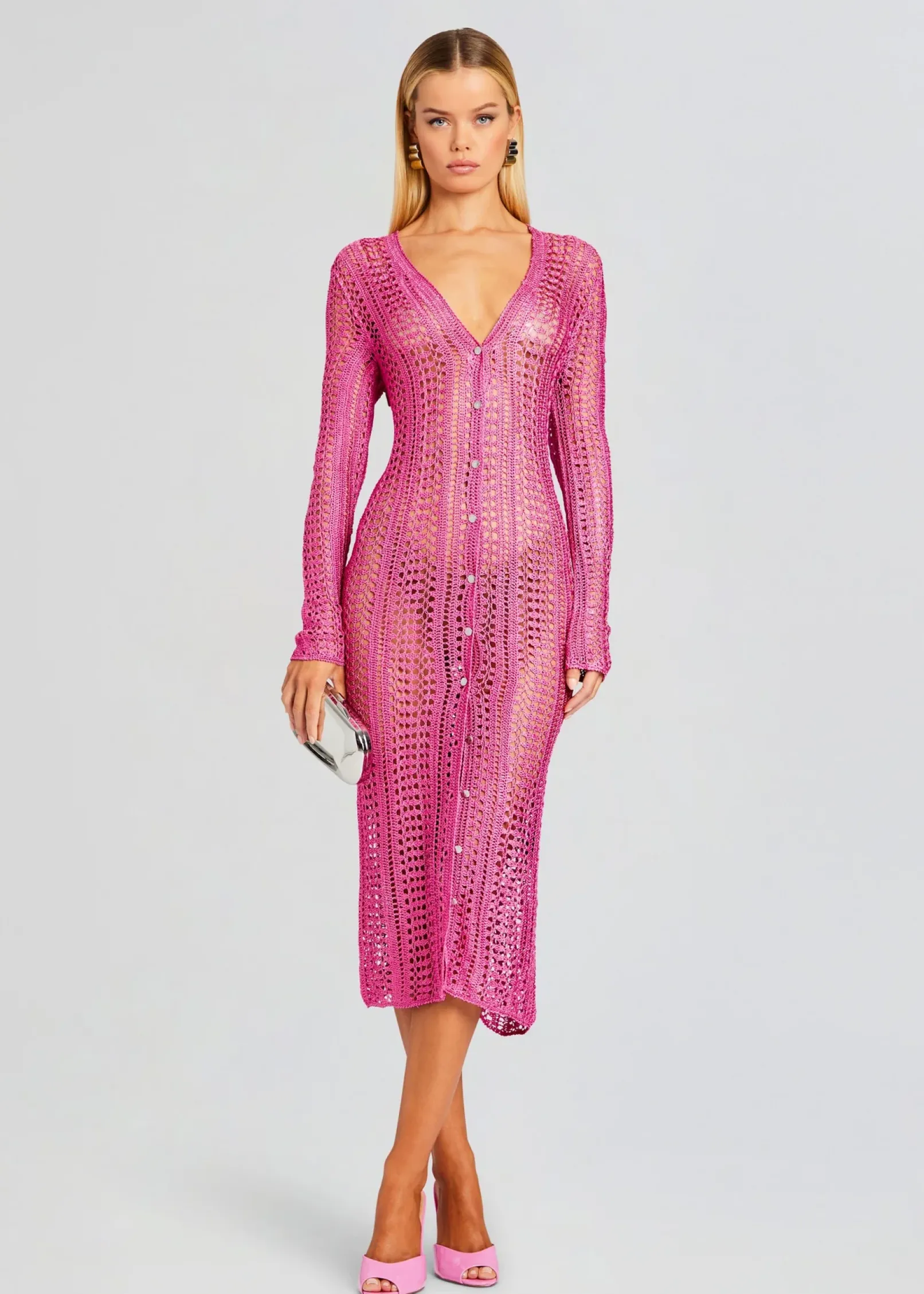 Store Allison Crochet Cardigan Resort '24