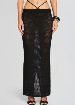 Online Alma Knitted Skirt Day to Night