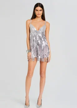 Shop Alva Embellished Fringe Dress RETROFÊTE