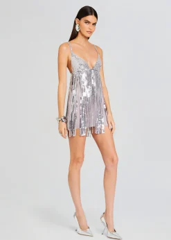 Shop Alva Embellished Fringe Dress RETROFÊTE