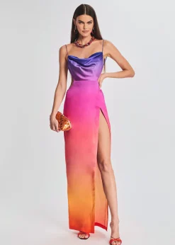 Discount Alyssa Ombre Silk Dress Guest Of