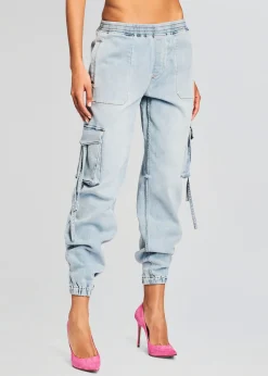Cheap Amber Cargo Jogger Bottoms