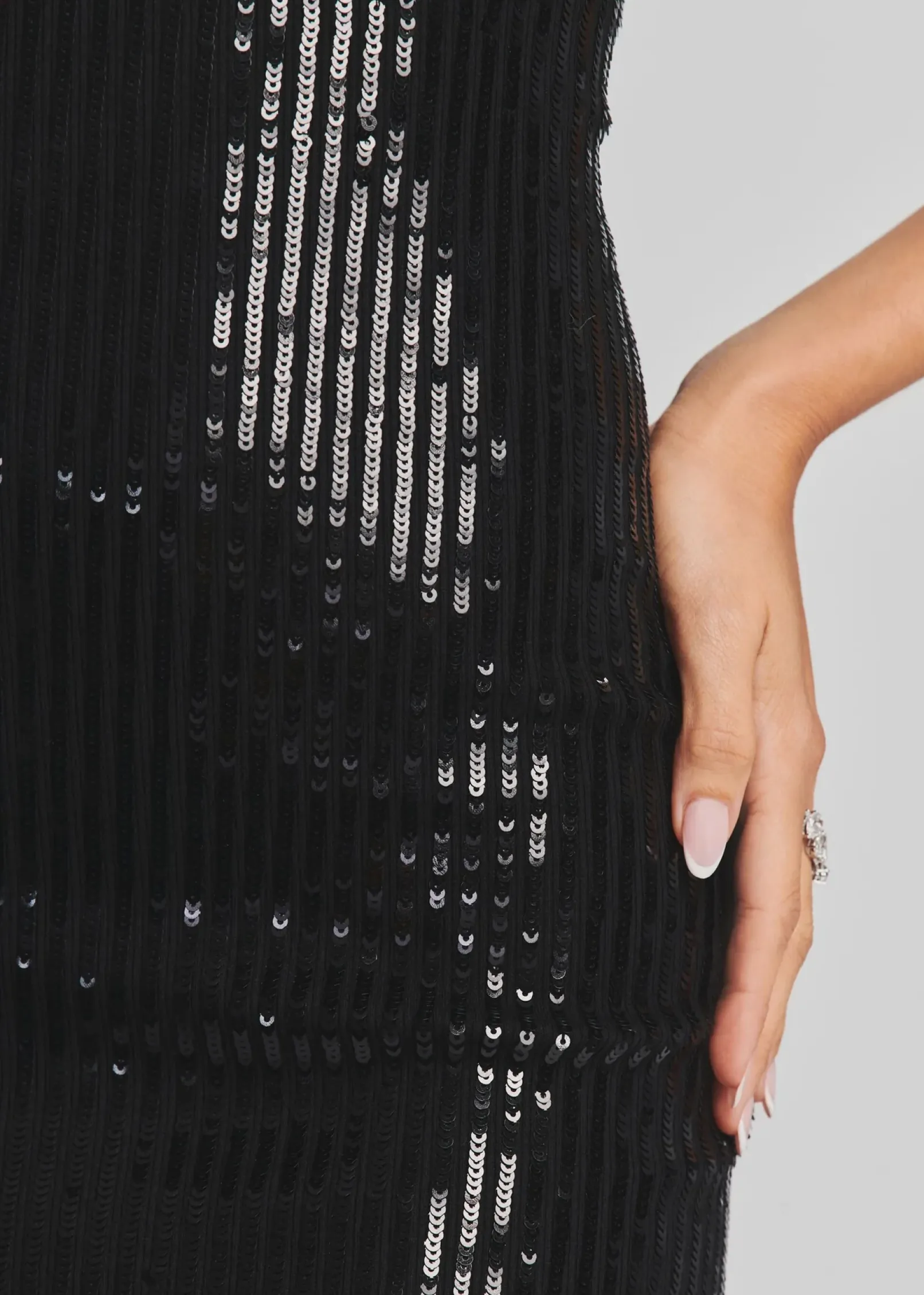 Shop Amber Sequin Knit Dress Dresses
