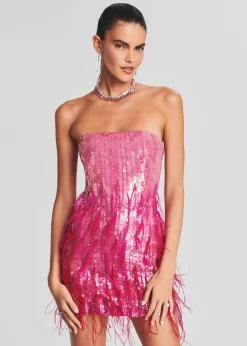 Store Anastasia Sequin Feather Dress RETROFÊTE