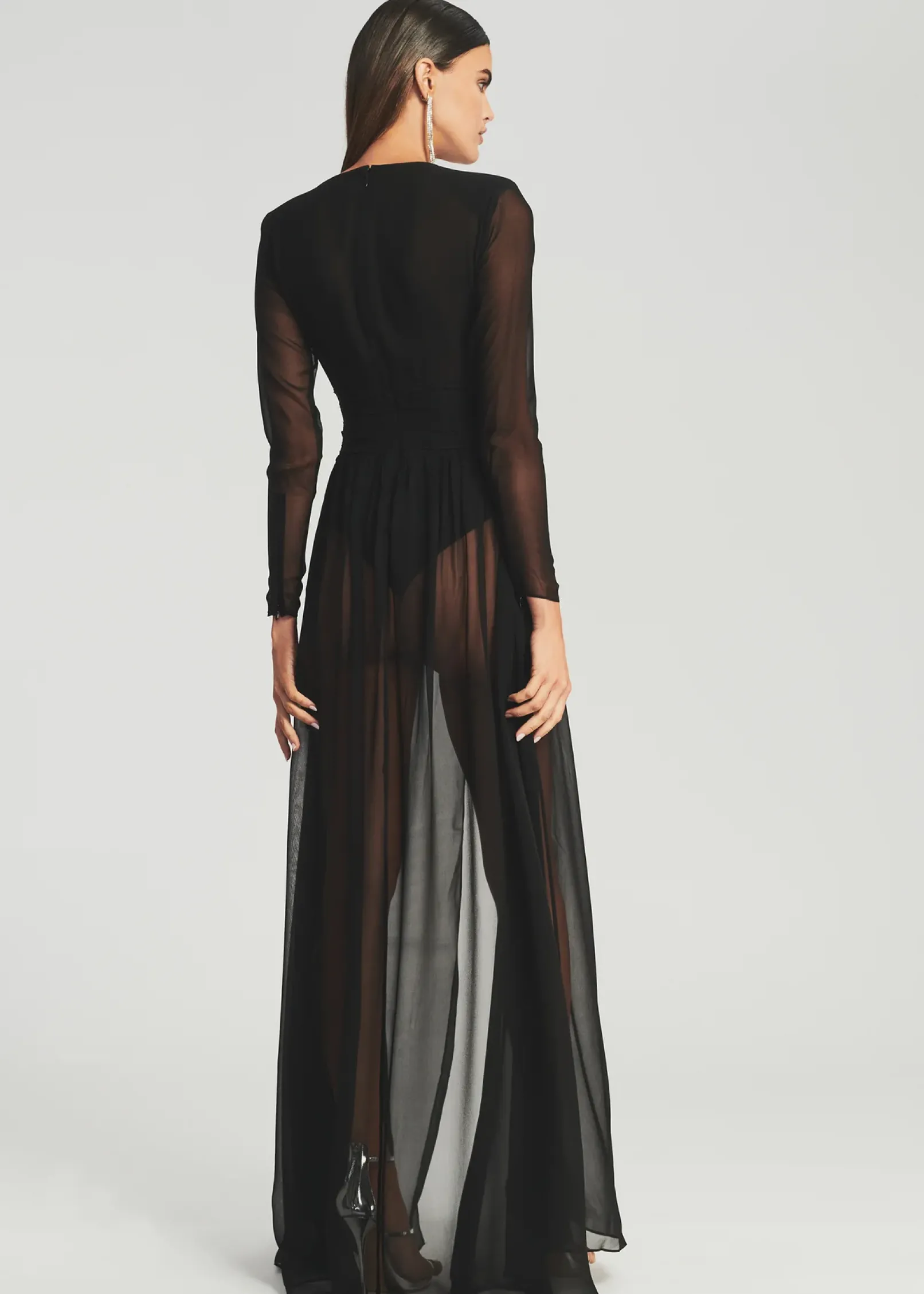 Online Angela Silk Chiffon Dress RETROFÊTE