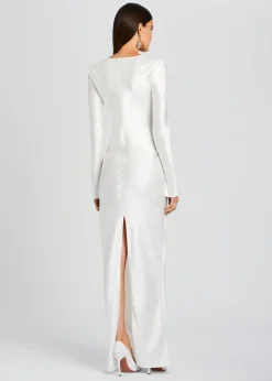 Cheap Anna Cowl Evening Dress Rehearsal Dinner