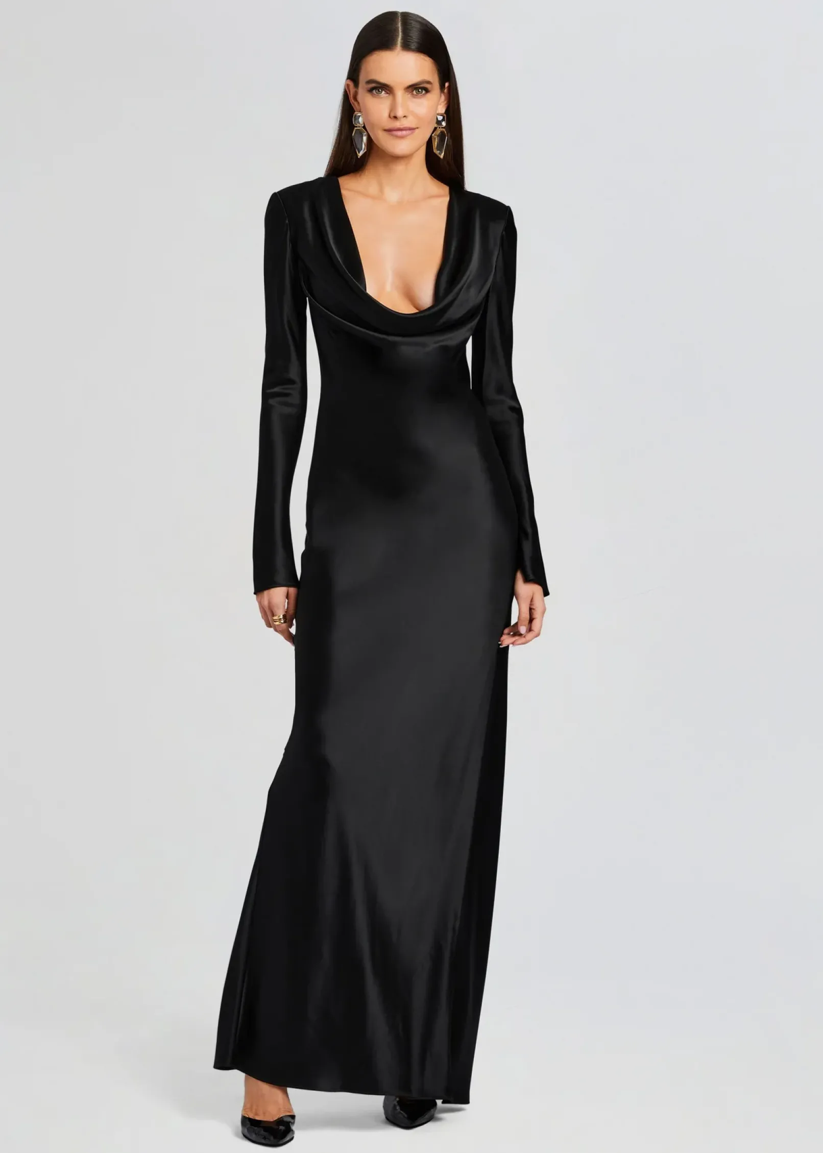 Sale Anna Cowl Evening Dress Best Sellers