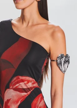 Fashion Anthurium Crystal Arm Band Accessories
