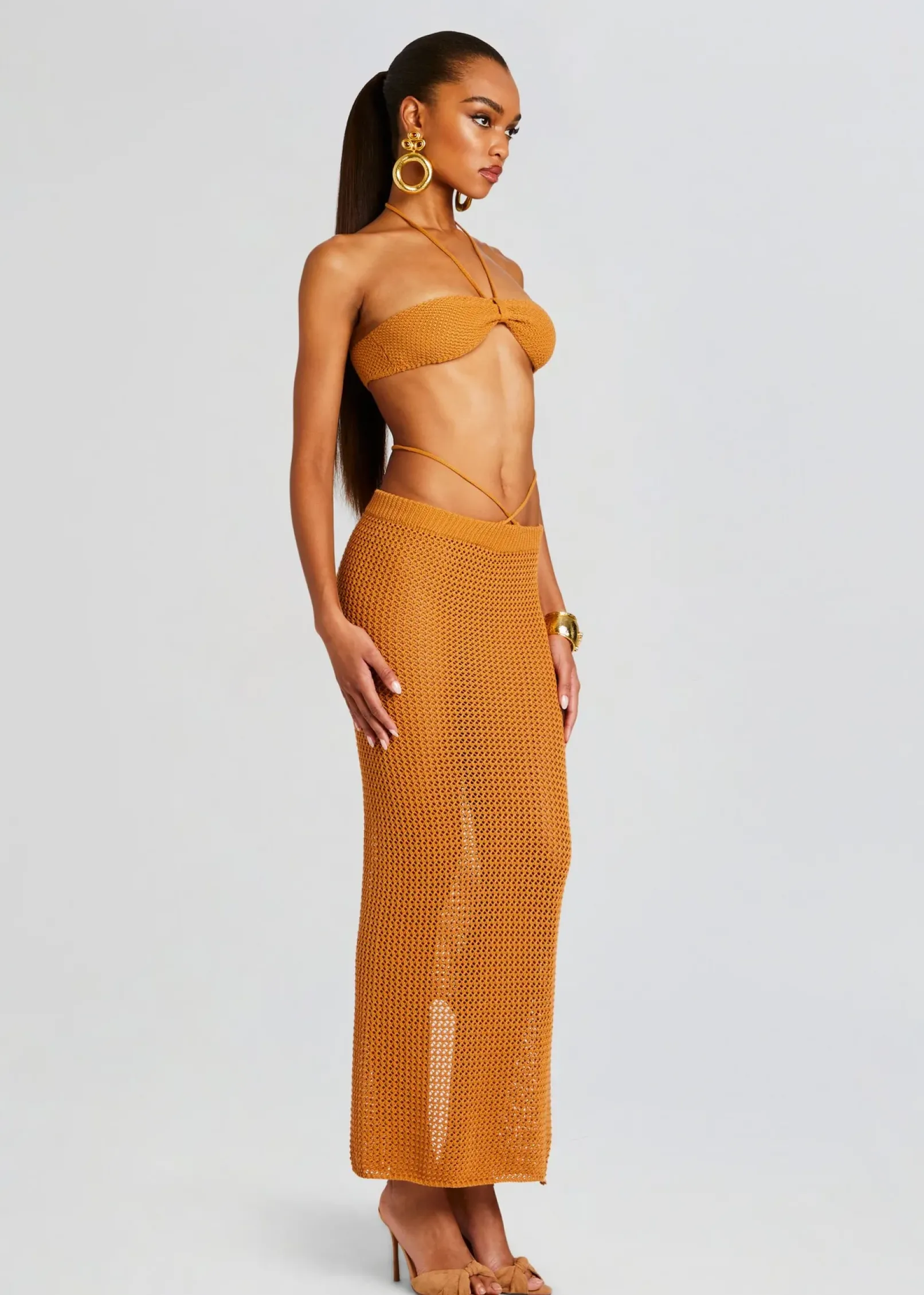 Fashion Aria Knitted Top Sheer Bliss