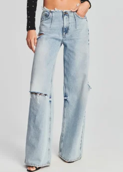 Cheap Aston Wide Leg Jean Bottoms