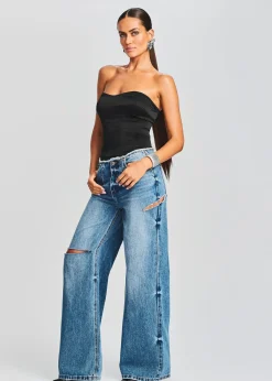 Clearance Aston Wide Leg Jean Bottoms