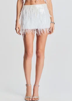 Best Sale Athana Sequin Feather Skirt Sequin Styles