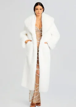 Online Averie Faux Fur Coat Guest Of