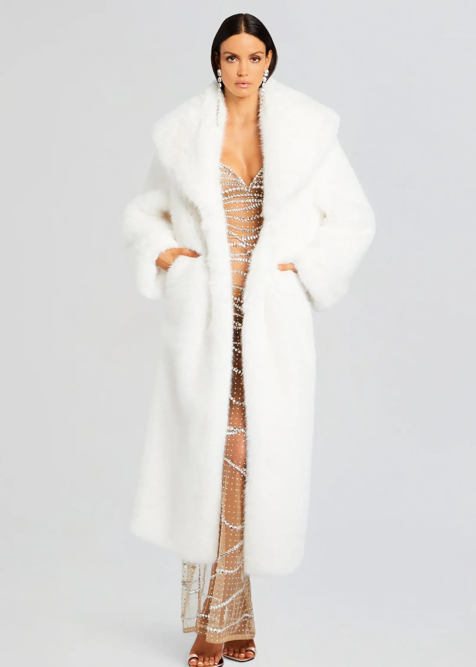Online Averie Faux Fur Coat Guest Of