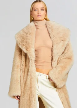 Store Averie Faux Fur Coat Guest Of