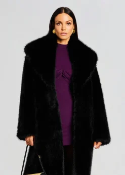 Shop Averie Faux Fur Coat Guest Of