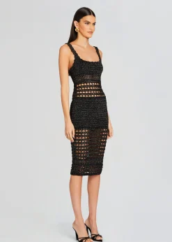 Store Avril Knit Crochet Dress Dresses