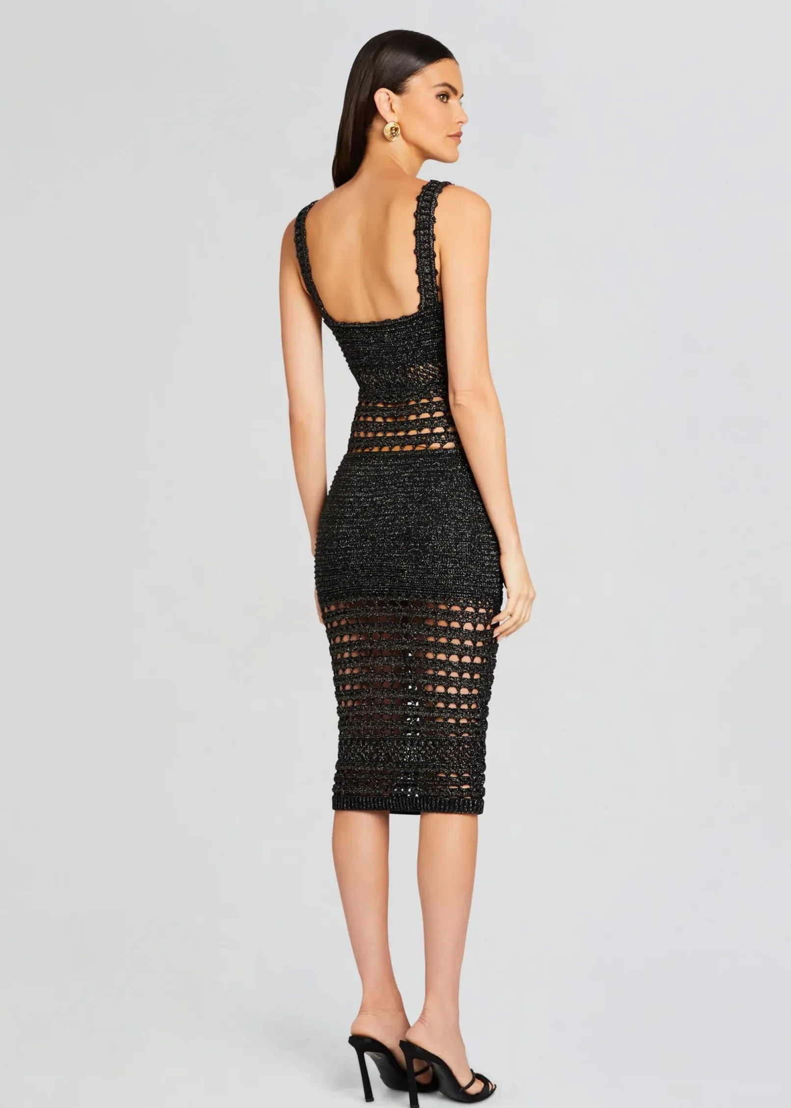 Store Avril Knit Crochet Dress Dresses
