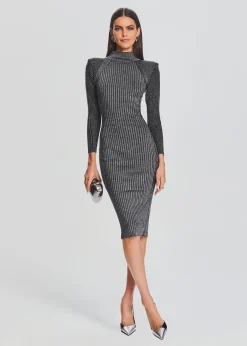 Outlet Aylin Rib Knit Dress Business Chic