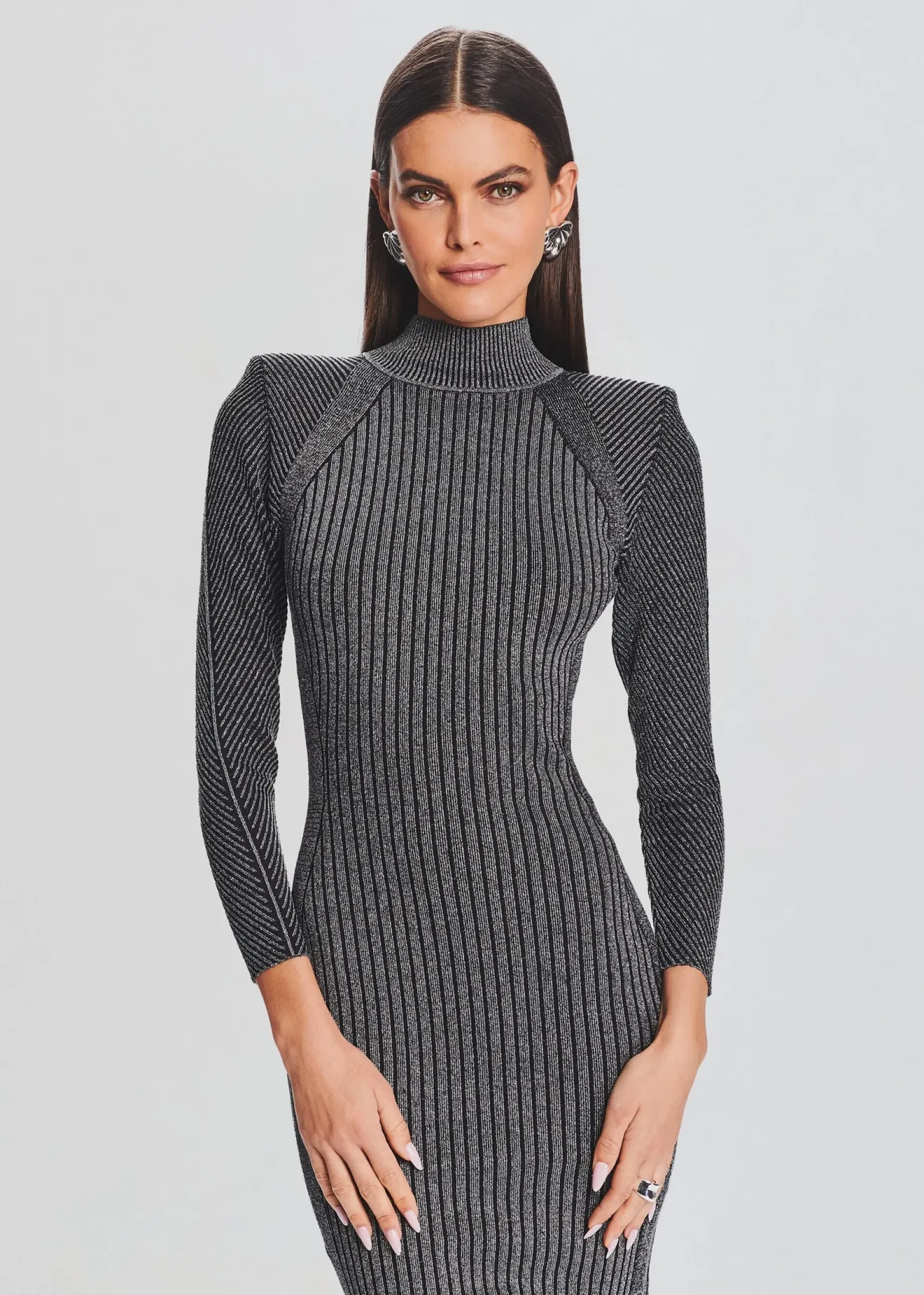 Outlet Aylin Rib Knit Dress Business Chic