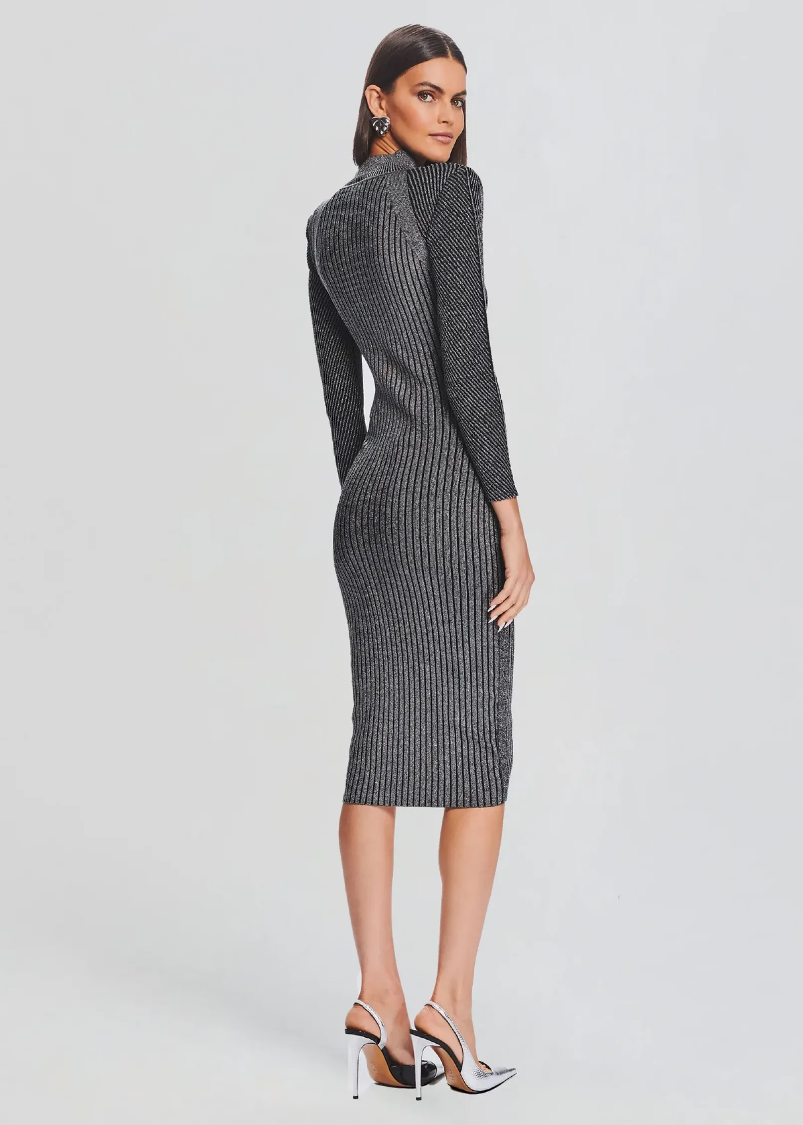 Outlet Aylin Rib Knit Dress Business Chic