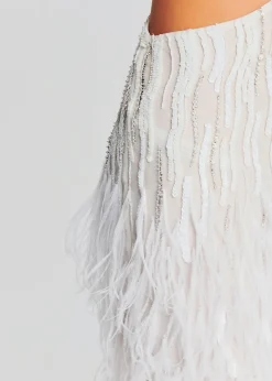 Best Sale Beverly Sequin Feather Dress RETROFÊTE