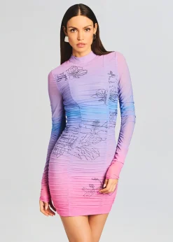 Shop Blake Short Dress Tropical Hues