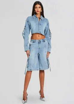 New Blu Cargo Top Denim