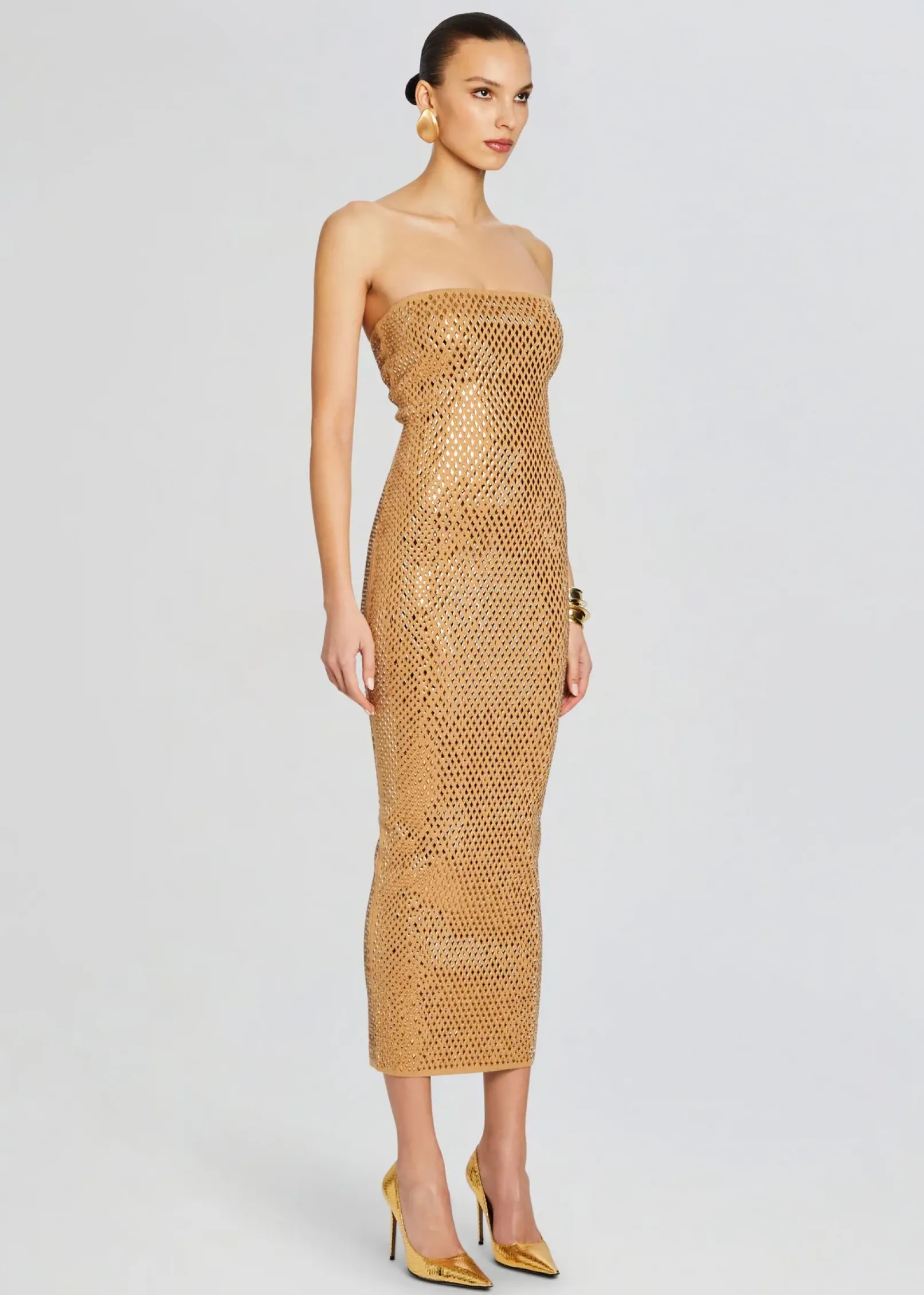 New Boa Embellished Knit Dress RETROFÊTE
