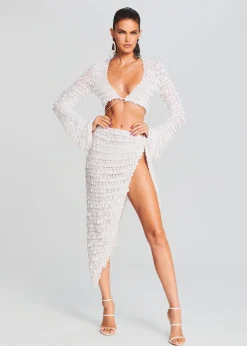 Cheap Brasília Crochet Pareo Skirt Sequin Styles