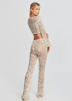 Store Brendi Sequin Crochet Pant Bachelorette Party