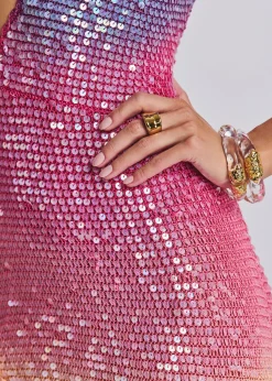 Best Sale Candice Sequin Crochet Dress RETROFÊTE