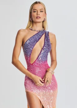Shop Candice Sequin Crochet Dress RETROFÊTE