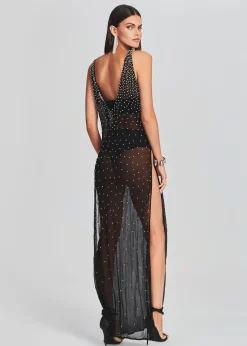 Cheap Carmella Embellished Chiffon Dress Guest Of