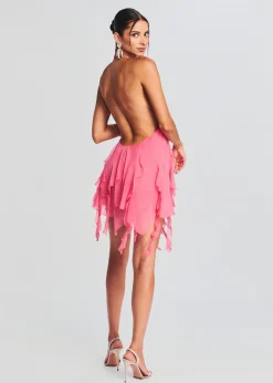 Outlet Caspian Silk Chiffon Dress RETROFÊTE