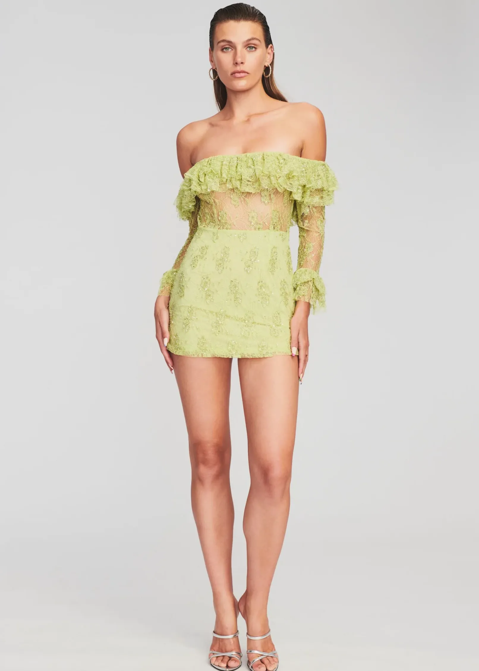 Best Sale Castella Embellished Lace Dress RETROFÊTE