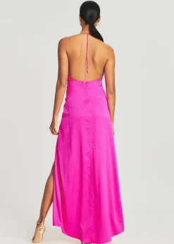 Cheap Ceres Embellished Silk Dress RETROFÊTE